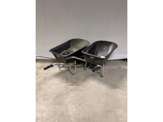 2x kruiwagen - afbeelding 1 van  4