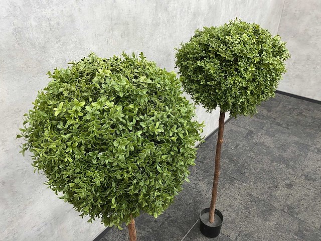 2x kunst buxusboom h150 ongebruikt - afbeelding 11 van  12