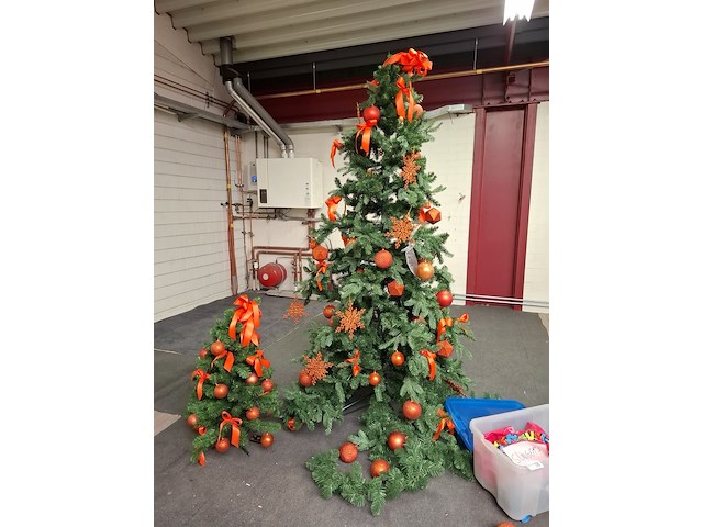 2x kunstkerstboom - afbeelding 2 van  6