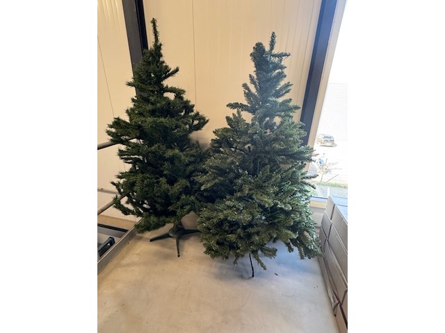 2x kunstkerstboom - afbeelding 1 van  3