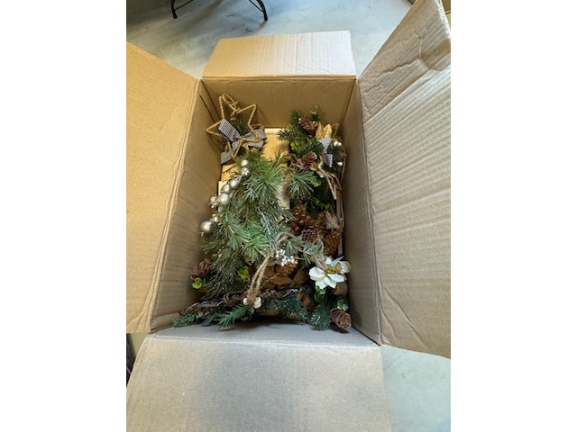 2x kunstkerstboom - afbeelding 2 van  3