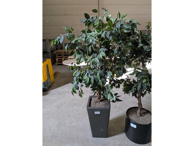 2x kunstplant in pot - afbeelding 5 van  7