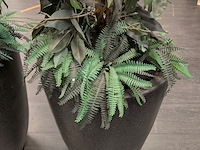 2x kunstplant in pot - afbeelding 7 van  8