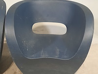 2x kunststof kuipstoel, mondoro, moroso, ron arad - afbeelding 3 van  7