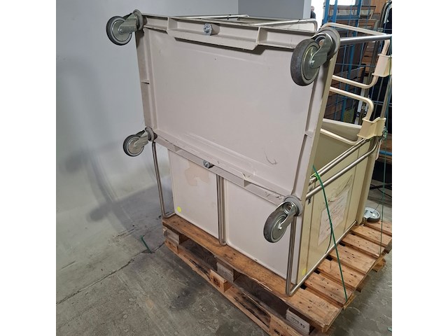 2x kunststof transportkar - afbeelding 2 van  6