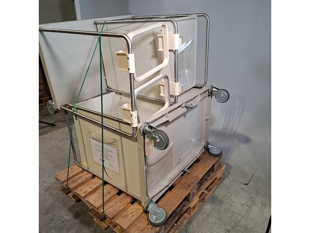 2x kunststof transportkar - afbeelding 3 van  6