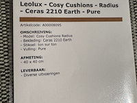 2x kussen leolux, cosy cushiom, eart&auburn - afbeelding 3 van  4