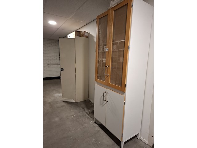 2x lab kast met kantoorkast - afbeelding 1 van  17