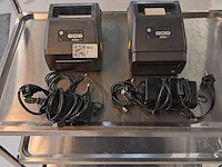 2x labelprinter, zebra, zd421