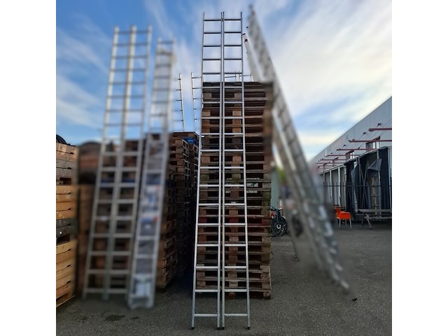 2x ladder, hailo, profistep uno 7118-001 - afbeelding 1 van  5