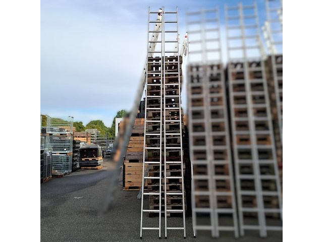 2x ladder, hailo, profistep uno 7118-001 - afbeelding 1 van  5