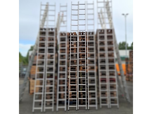 2x ladder, hailo, profistep uno 7118-001 - afbeelding 1 van  5