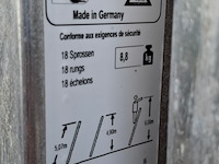 2x ladder, hailo, profistep uno 7118-001 - afbeelding 3 van  5