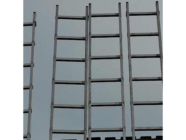 2x ladder, hailo, profistep uno 7118-001 - afbeelding 5 van  5