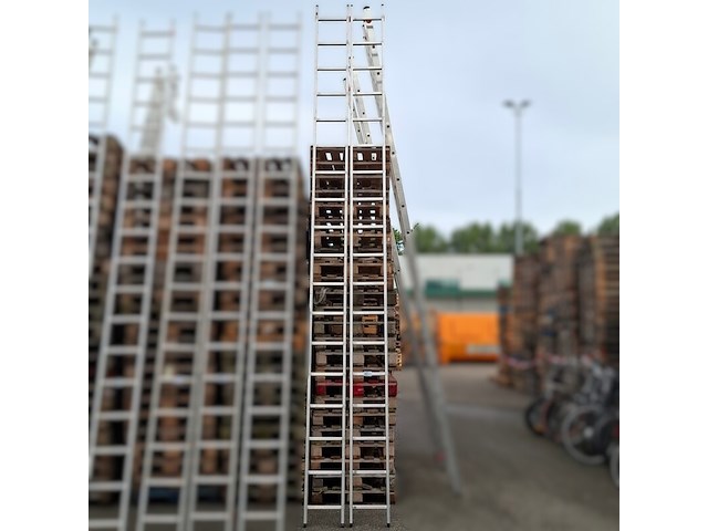 2x ladder, hailo, profistep uno 7118-001 - afbeelding 1 van  5