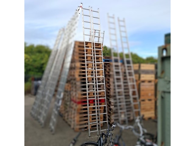 2x ladder, hailo, profistep uno 7118-001 - afbeelding 1 van  5