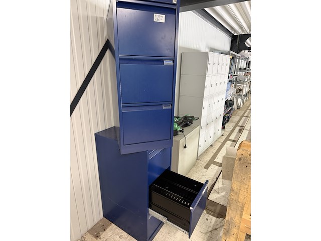2x ladekast, blauw - afbeelding 2 van  2