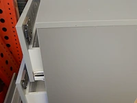 2x ladekast met 4 laden, grijs - afbeelding 3 van  3