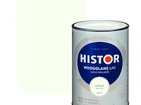 2x lak hoogglans 1,25 liter histor, perfect finish, leliewit - afbeelding 1 van  2