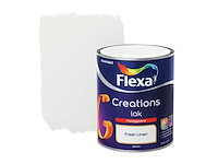 2x lak hoogglans flexa, creations, fresh linen, 750 ml - afbeelding 1 van  2