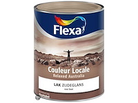 2x lak zijdeglans - 0.75 liter flexa, couleur locale, relaxed australia desert - afbeelding 1 van  2