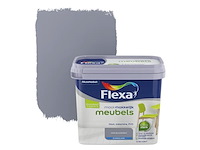2x lak zijdeglans 750 ml flexa, mooi makkelijk meubels, blauwgrijs - afbeelding 1 van  2