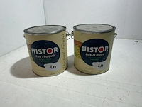2x lak zijdeglans histor, ln, 40m² - afbeelding 1 van  4