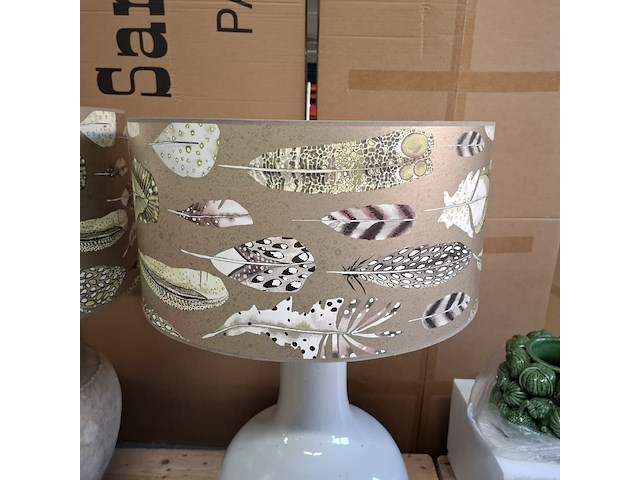 2x lamp en 1x schaal, des pots/designers guild - afbeelding 10 van  11