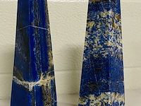 2x lapis lazuli obelisken - afbeelding 1 van  4