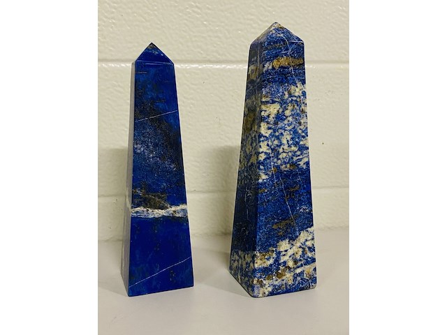 2x lapis lazuli obelisken - afbeelding 4 van  4