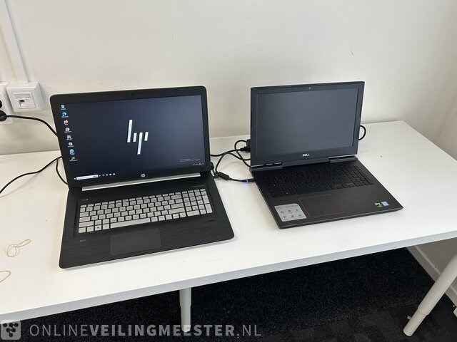 2x laptop (defect), hp/dell, hp & dell gaming laptop - afbeelding 1 van  41