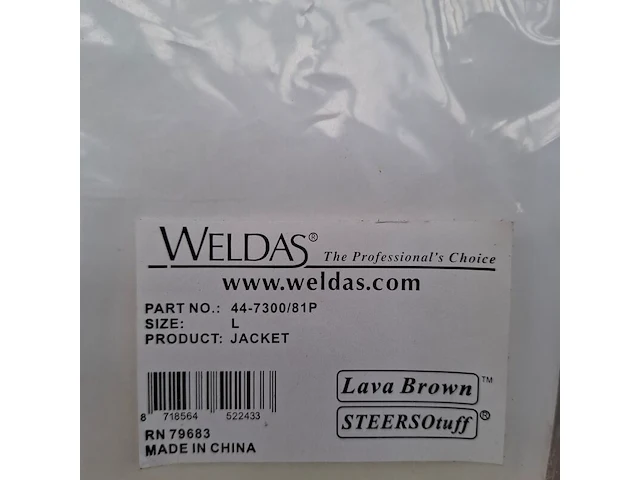 2x lasjacket, maat l weldas, jacket 44-7300/81p - afbeelding 5 van  6
