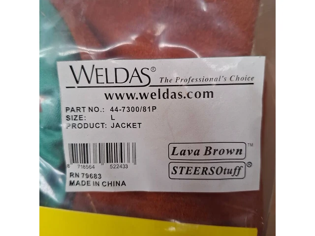 2x lasjacket, maat l weldas, jacket 44-7300/81p - afbeelding 3 van  5