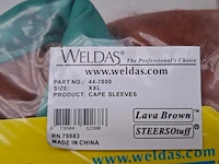 2x laslap/schouderstuk, maat l weldas, cape sleeves 44-7800 - afbeelding 4 van  4