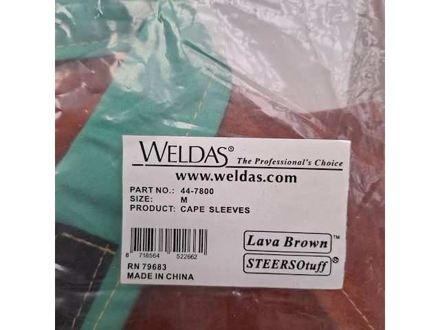 2x laslap/schouderstuk, maat m, weldas, cape sleeves 44-7800 - afbeelding 3 van  4