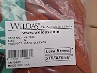 2x laslap/schouderstuk, maat m, weldas, cape sleeves 44-7800 - afbeelding 4 van  4