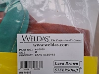 2x laslap/schouderstuk, maat m weldas, cape sleeves 44-7800 - afbeelding 3 van  4