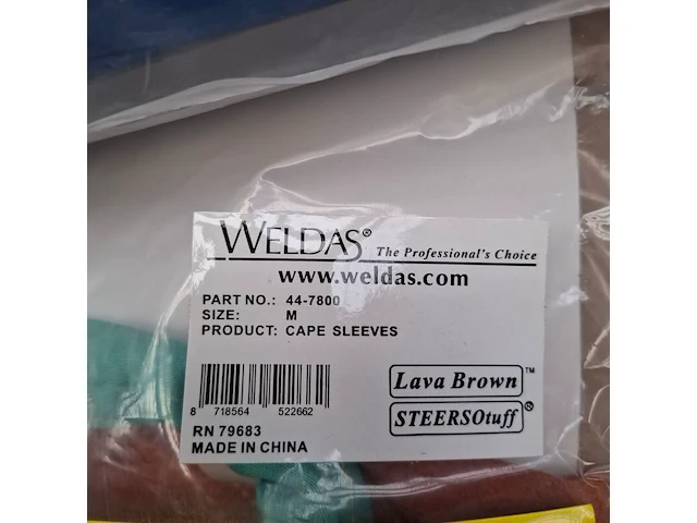 2x laslap/schouderstuk, maat m weldas, cape sleeves 44-7800 - afbeelding 3 van  4