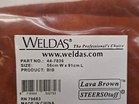 2x lasschort, 56cm wx91cm l weldas, bib 44-7836 - afbeelding 2 van  3