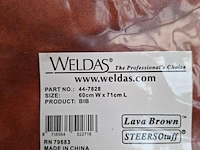 2x lasschort, 60cm wx71cm l weldas, bib 44-7828 - afbeelding 2 van  3
