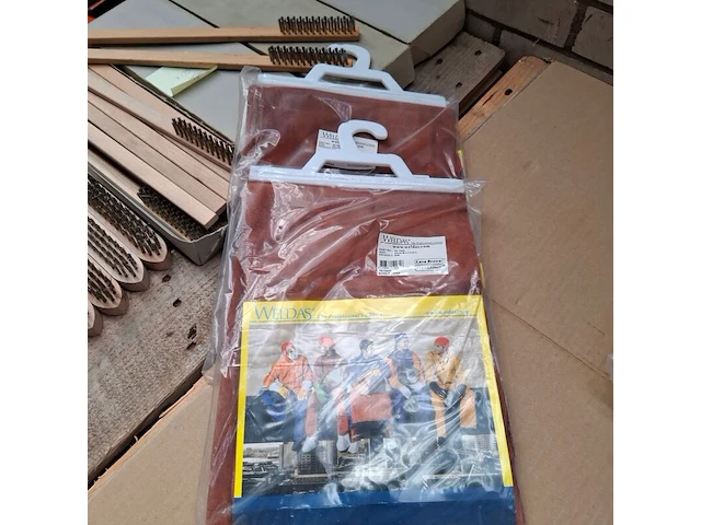 2x lasschort, 60cm wx71cm l weldas, bib 44-7828 - afbeelding 1 van  3