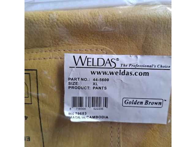 2x lastuinbroek, maat xl weldas, pants 44-5600 - afbeelding 2 van  3