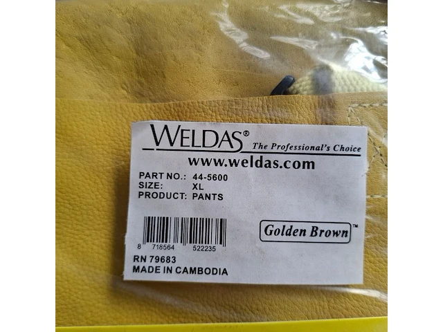 2x lastuinbroek, maat xl weldas, pants 44-5600 - afbeelding 3 van  3
