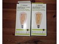 2x led filament retro lanp dimbaar e27 4w (doos t) - afbeelding 2 van  3