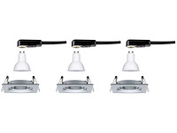 2x led-inbouwlamp 3-step-dim zwenkbaar hoekig paulmann, nova basisset, aluminium - afbeelding 3 van  3