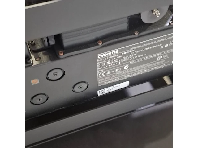 2x led projector, christie, matrix stim - afbeelding 14 van  14
