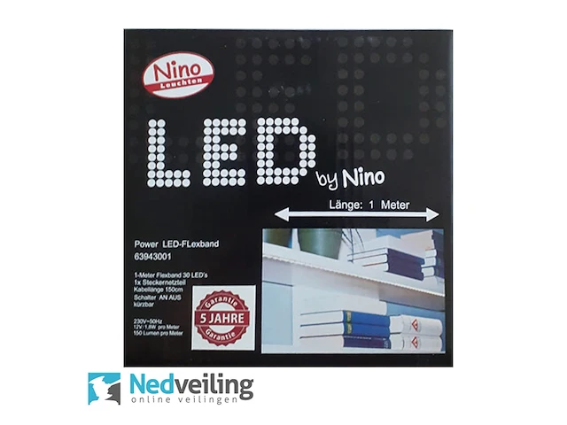 2x led verlichting strip 1 meter - afbeelding 3 van  3
