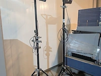2x ledlamp op verrijdbaar statief - afbeelding 2 van  7