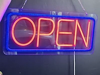 2x ledverlichting "open", kunststof