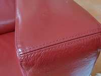 2x leren bank, ikea, klippan, rood, 2015 - afbeelding 3 van  6